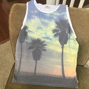 Beach Scene tank. Vans
